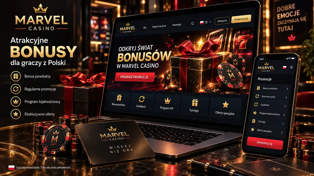 Marvel Casino &ndash; Jak odebra&cacute; bonus bez depozytu?