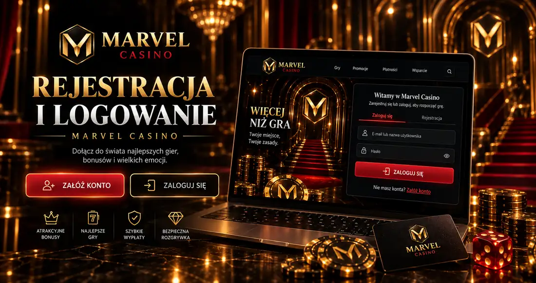 Marvel Casino &ndash; Jak zalogowa&cacute; si&eogon; do Marvel Casino?